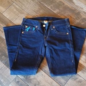 Like new! True Religion boot cut jeans